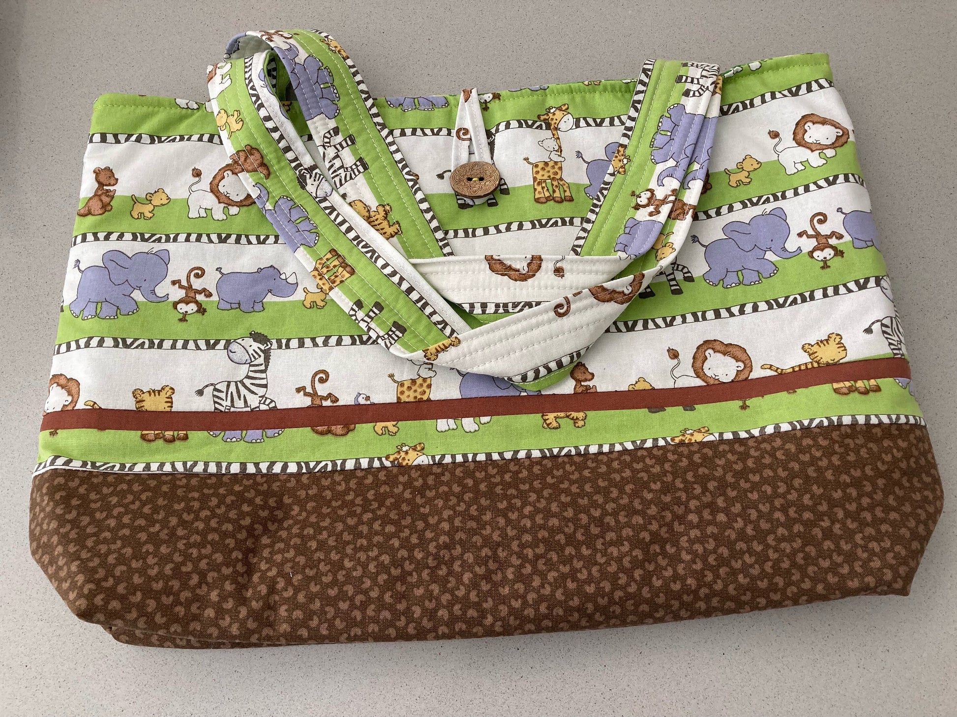 Newborn Baby to Toddler Coordinating Tote Bag Gift Set - Love Patchwork